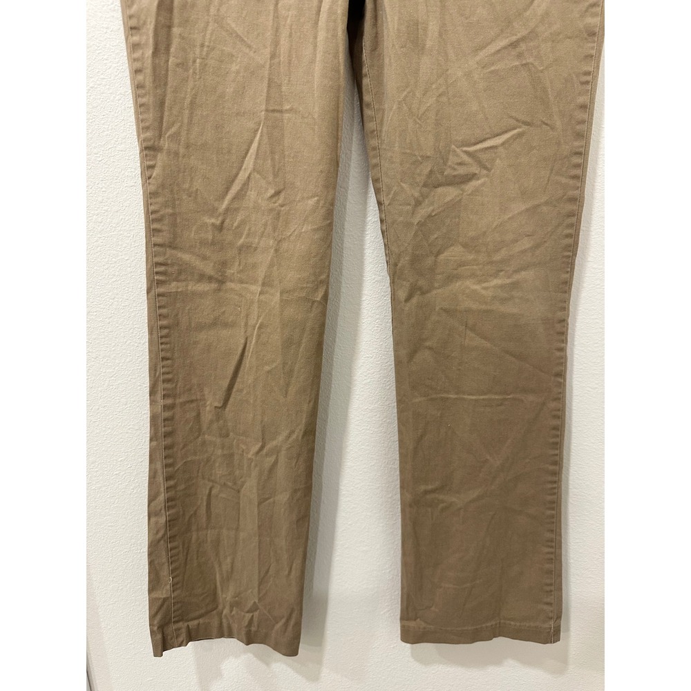 Y2K Old Navy Khaki Chino Pants Tan Straight Leg Size 2 Professional Casual - Picture 3 of 6